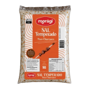 Sal Grosso Temperado para Churrasco 1kg