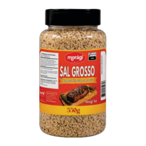 Sal Grosso Temperado Especial para Churrasco Pote 550g