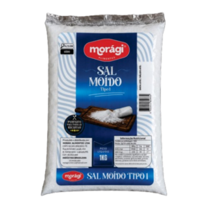 Sal Branco Moído Tipo 1 1kg